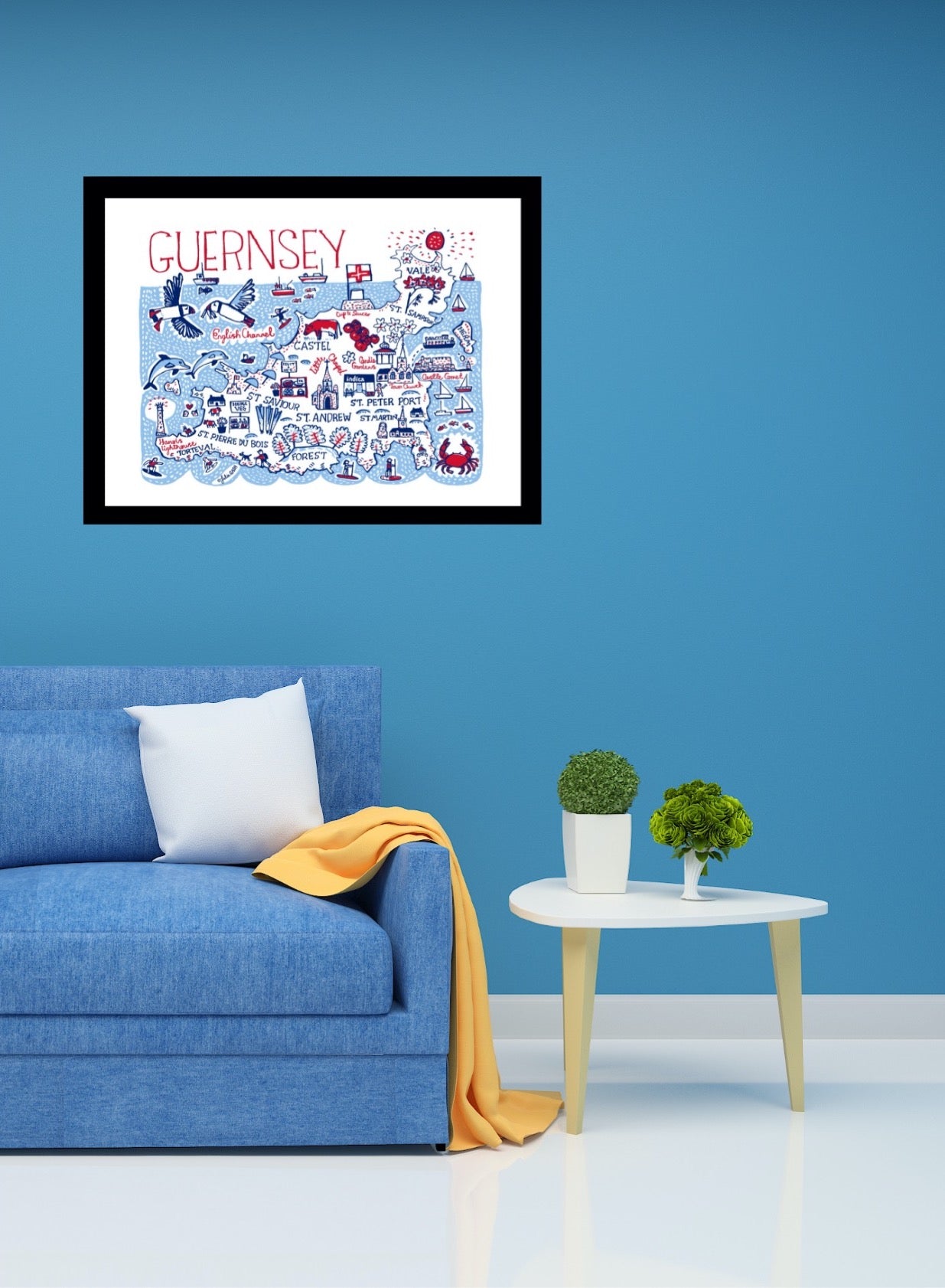 Guernsey Art Print - Julia Gash