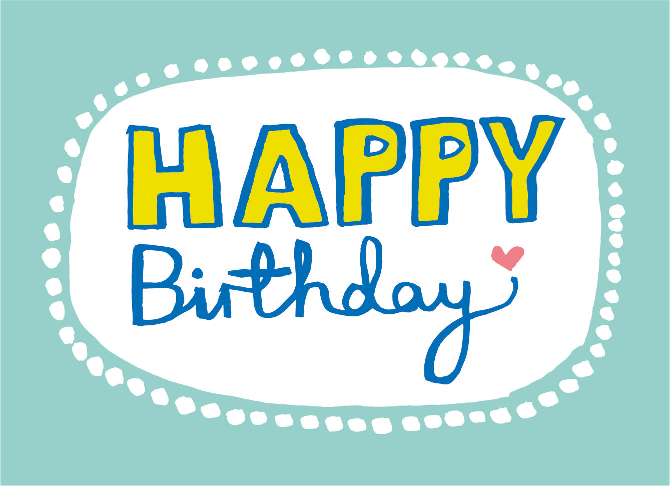 Happy Birthday Greeting Card