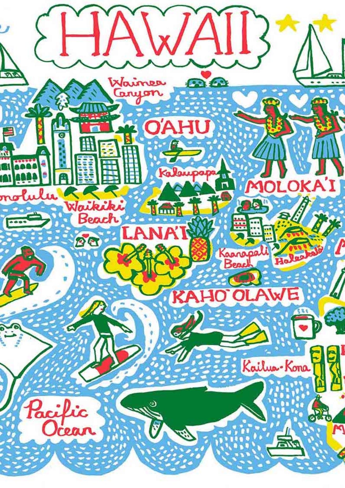 Hawaii Postcard - Julia Gash