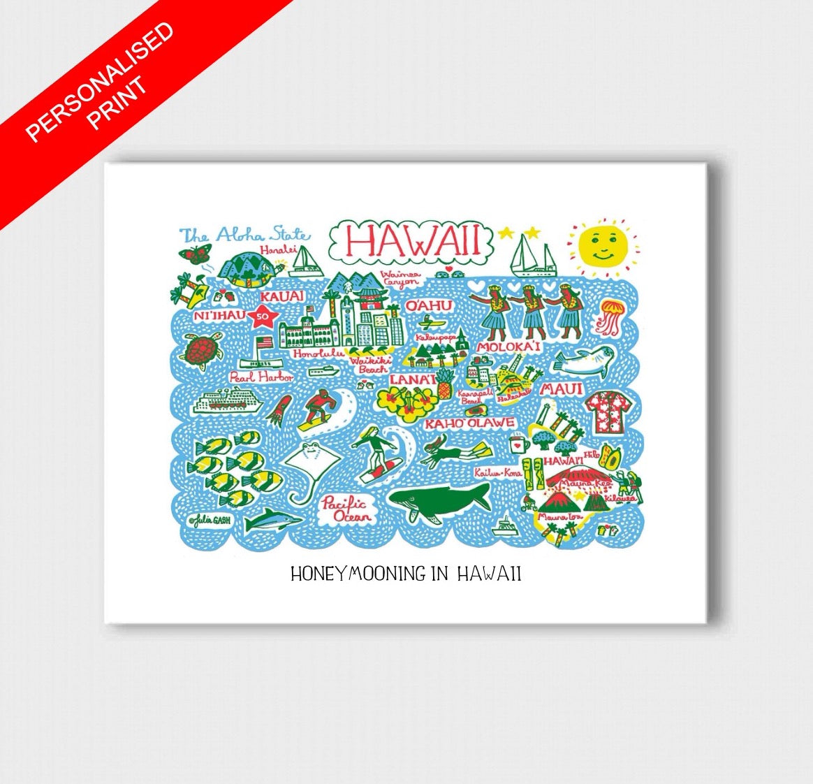 Hawaii Art Print - Julia Gash