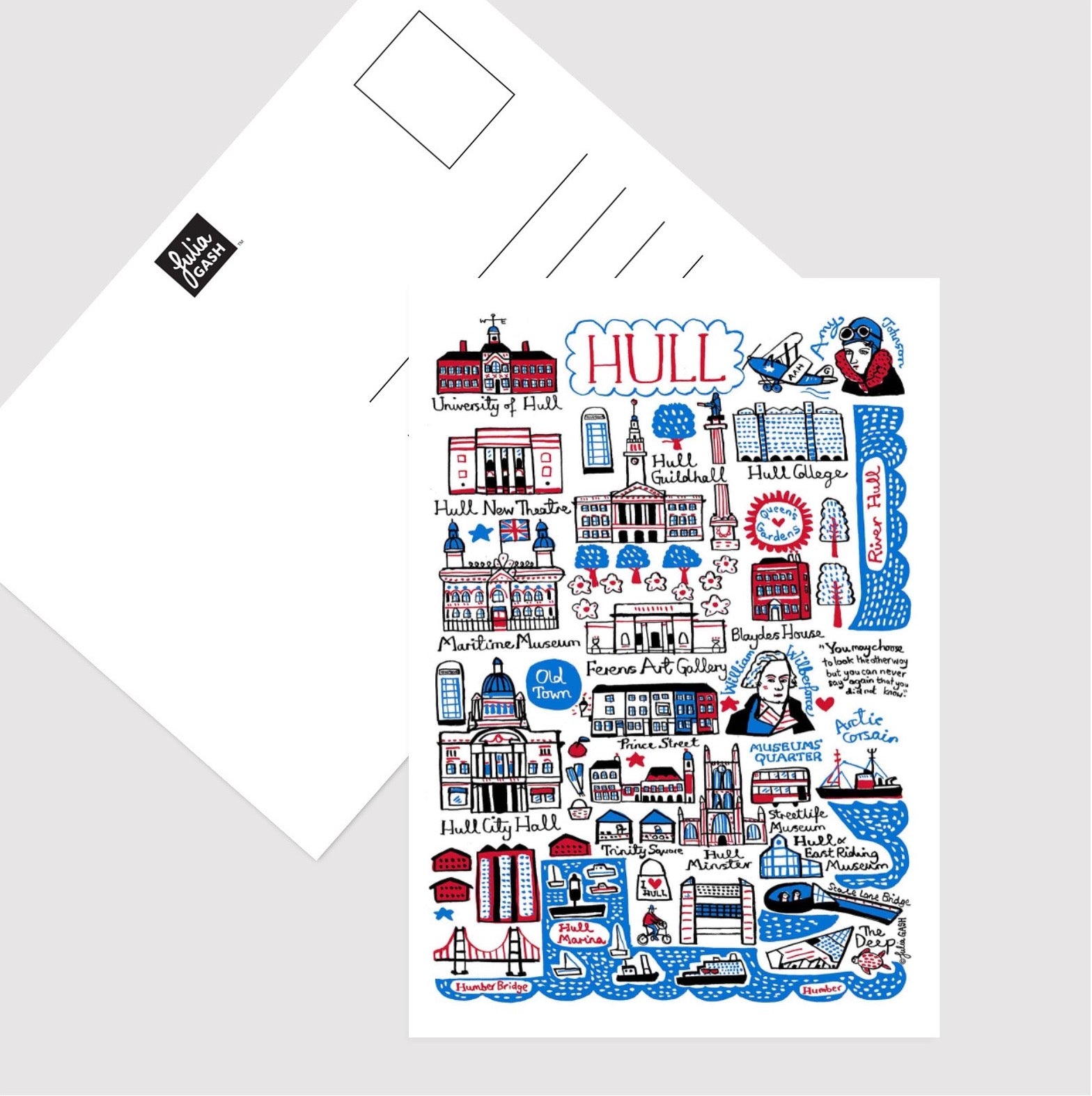 Hull Postcard - Julia Gash