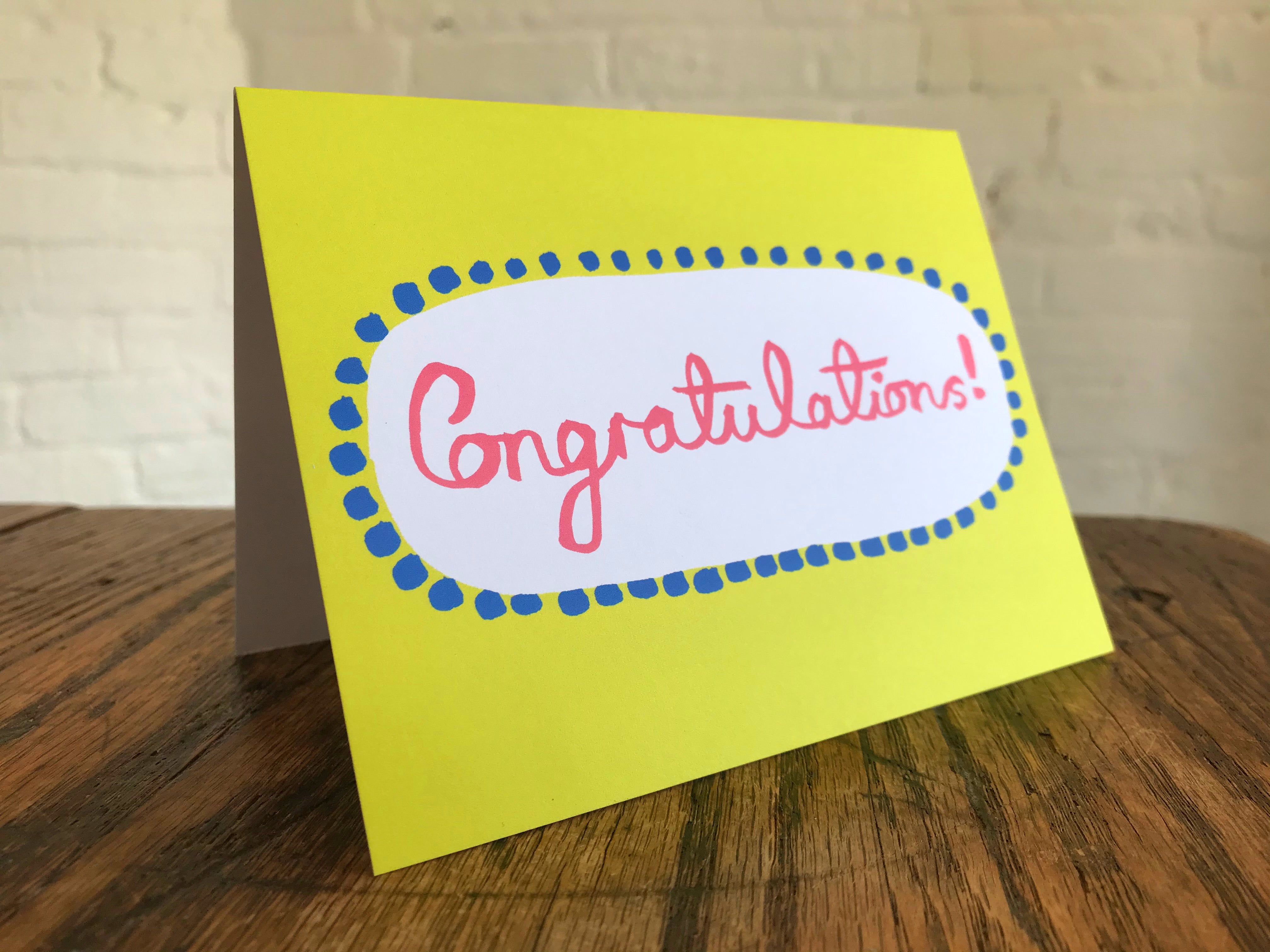 Congratulations Greeting Card