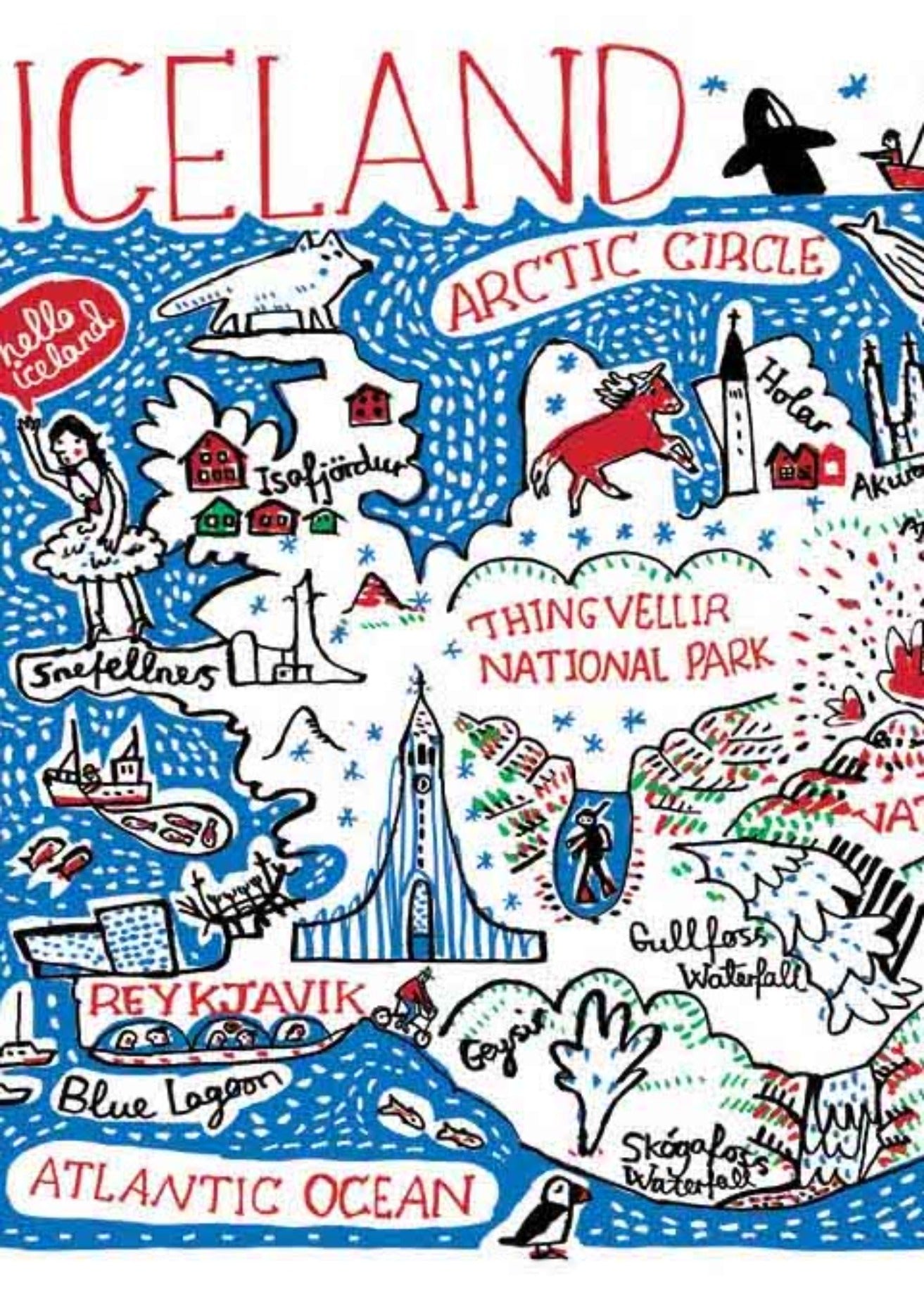 Iceland Postcard - Julia Gash