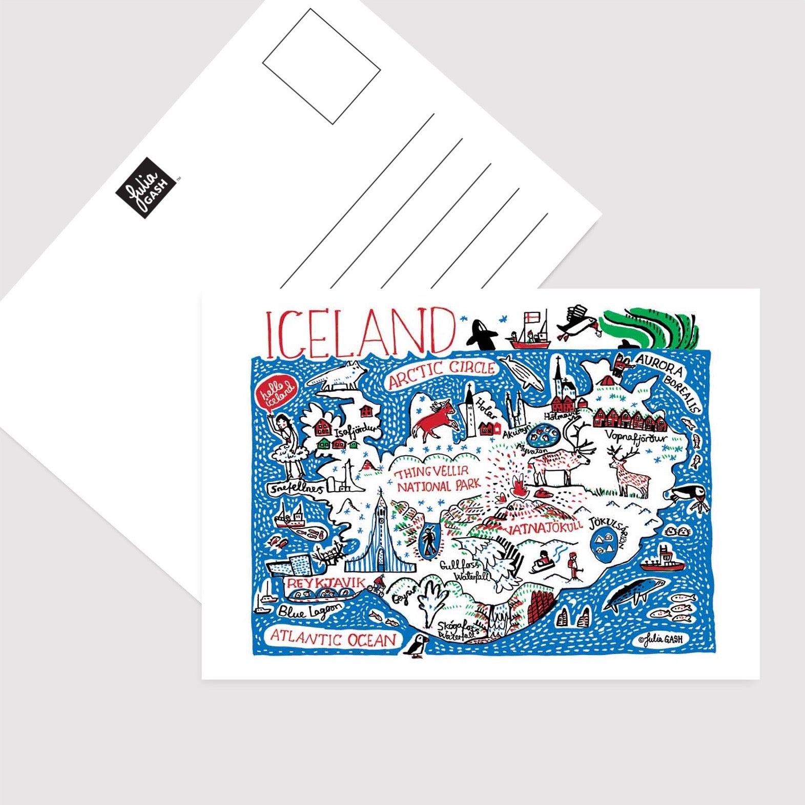 Iceland Postcard - Julia Gash