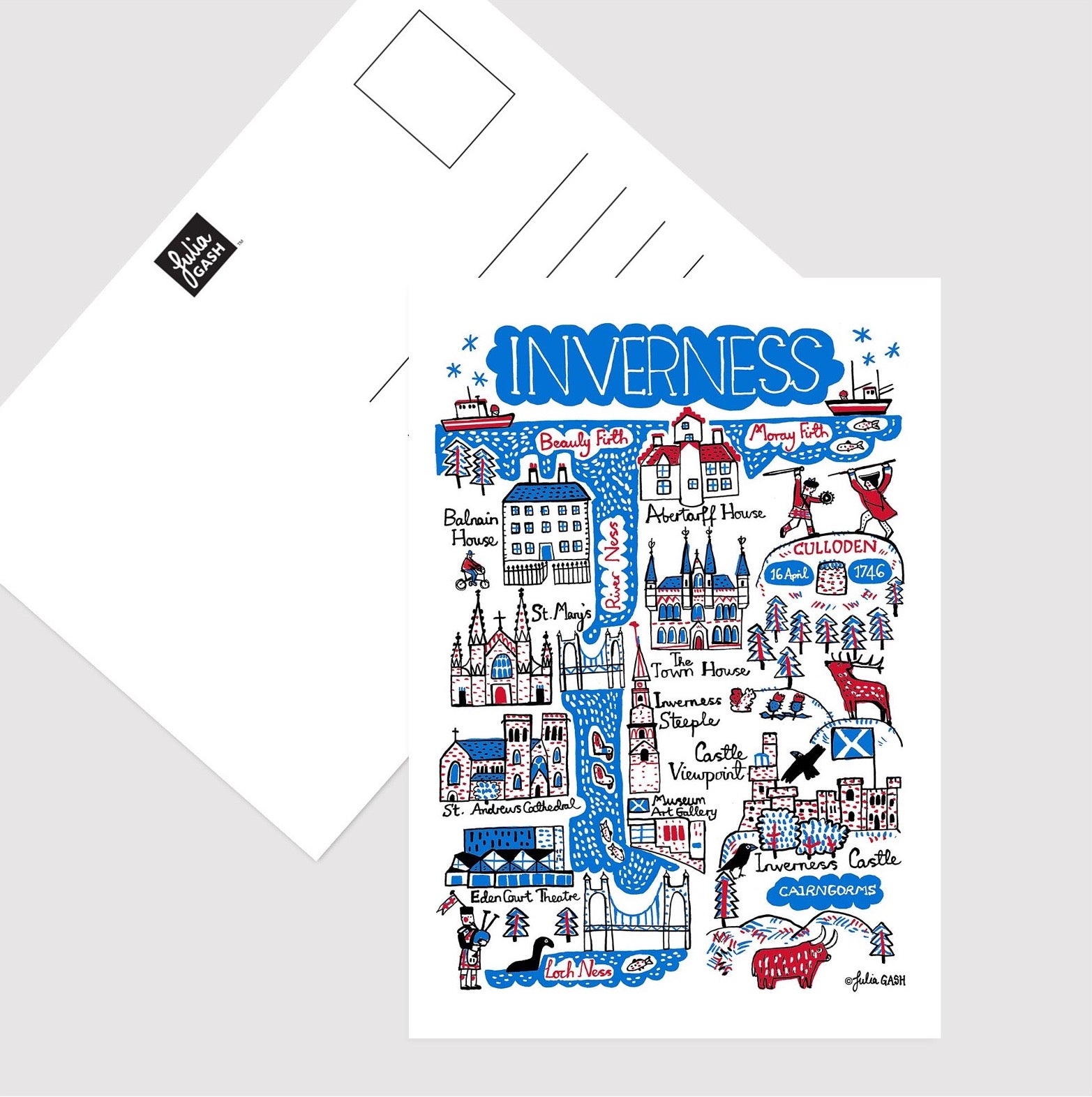 Inverness Postcard - Julia Gash
