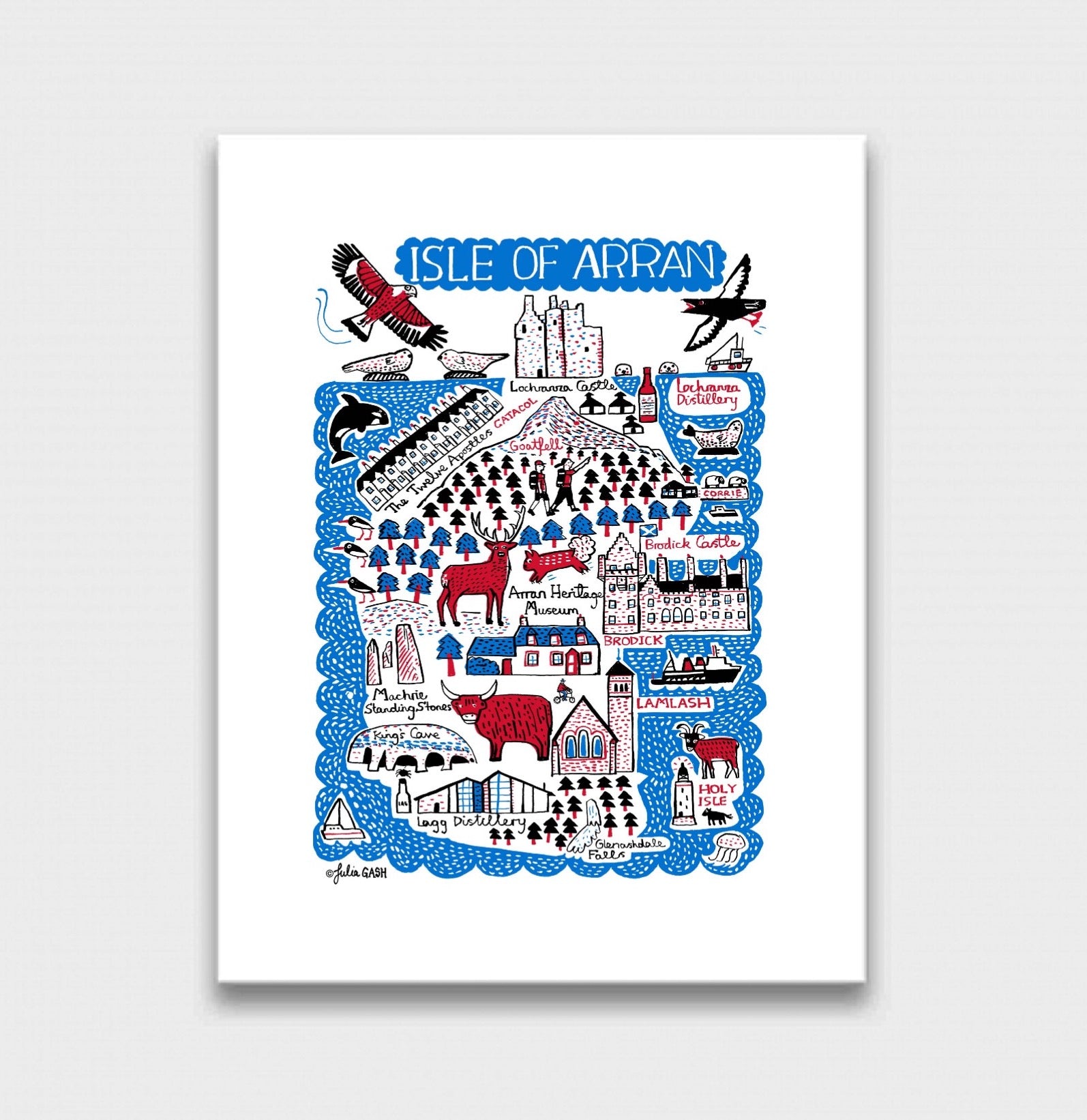 Isle of Arran Art Print - Julia Gash