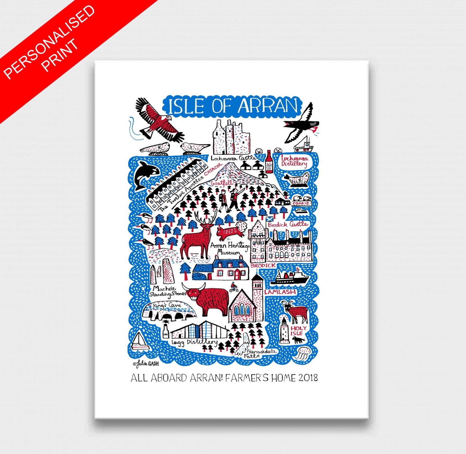Isle of Arran Art Print - Julia Gash
