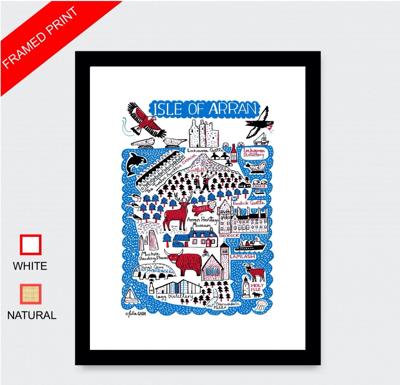 Isle of Arran Art Print - Julia Gash