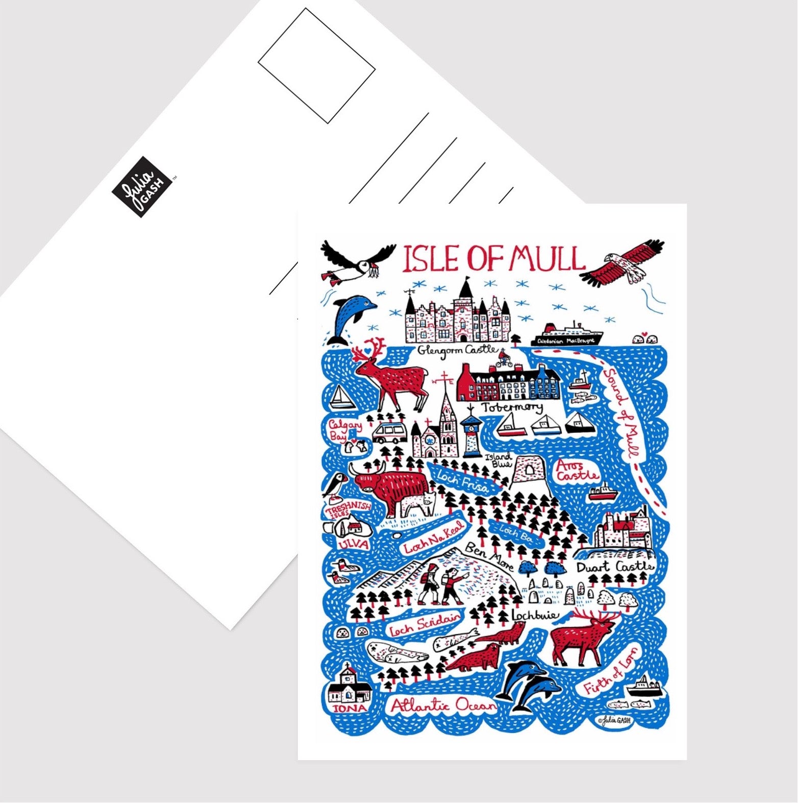 Isle of Mull Postcard - Julia Gash