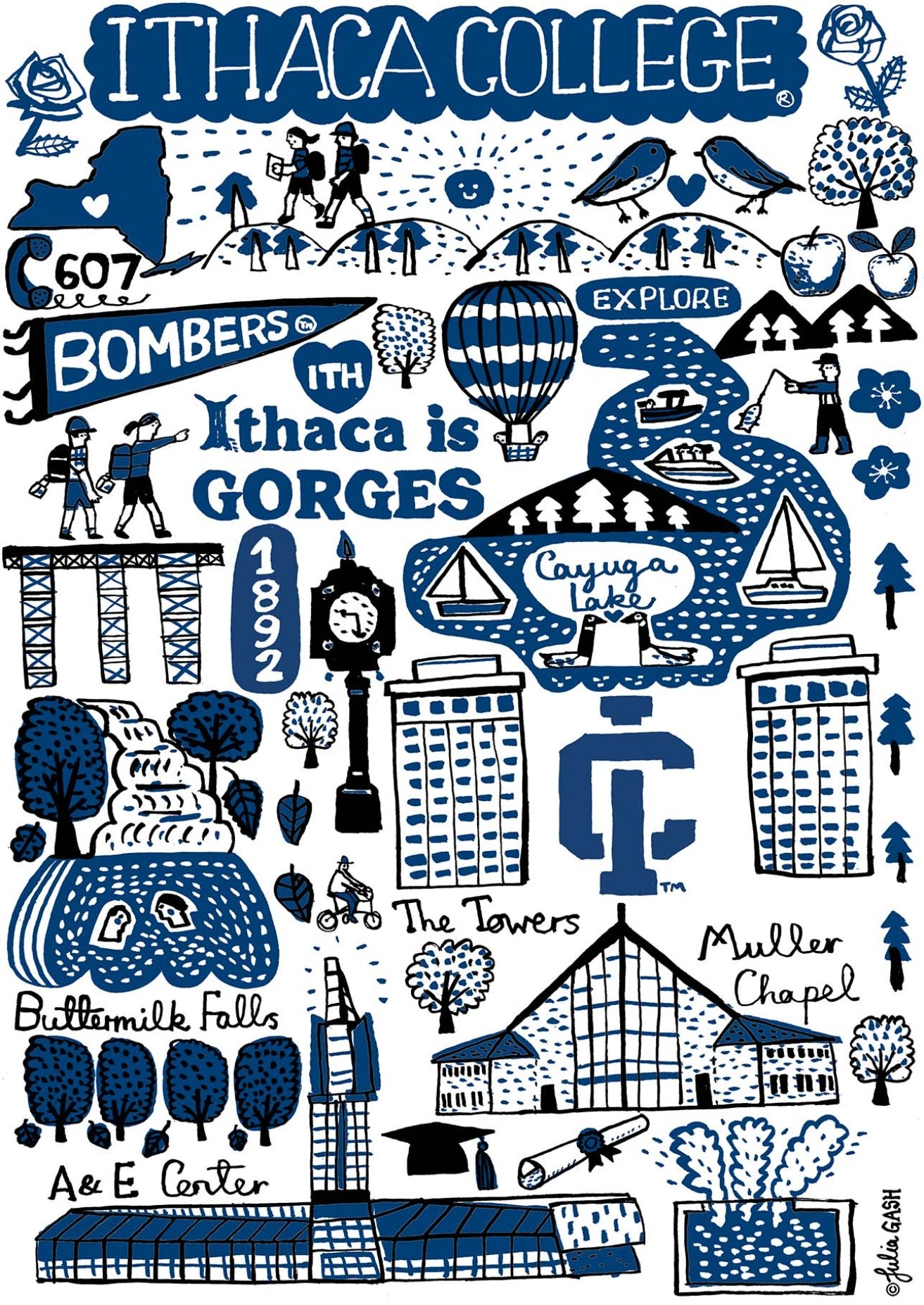 Ithaca College by Julia Gash