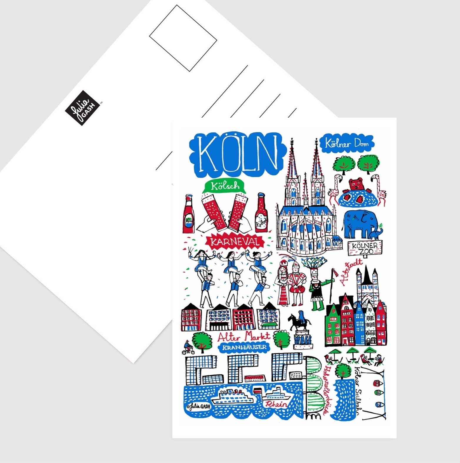 Koln Postcard - Julia Gash