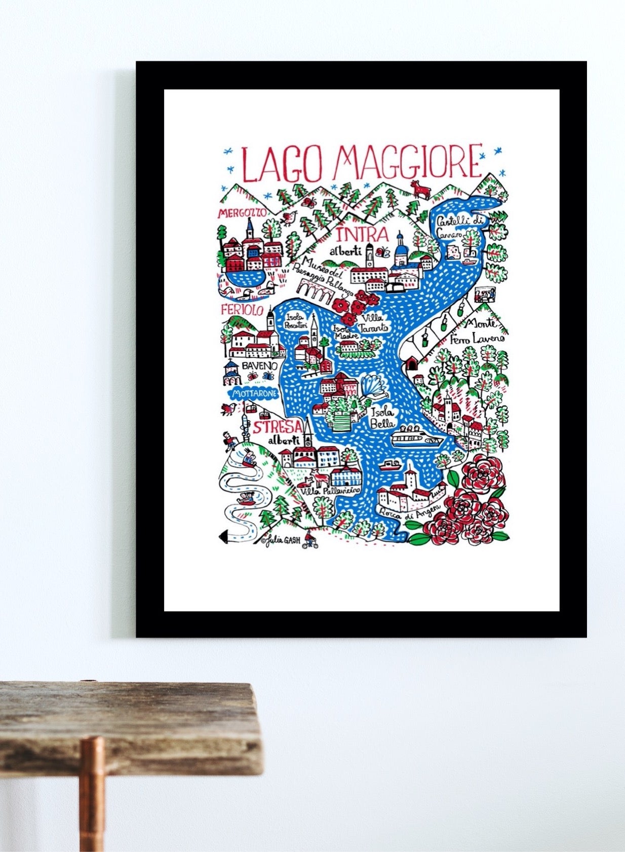 Lago Maggiore Art Print - Julia Gash