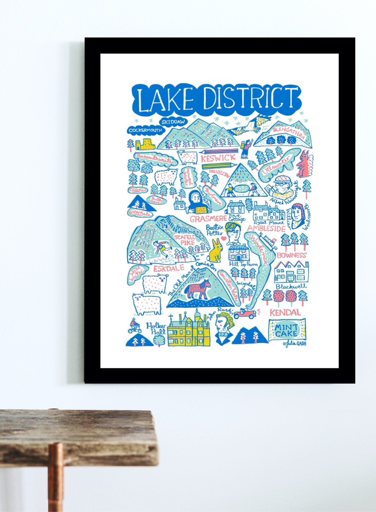 Lake District Art Print - Julia Gash
