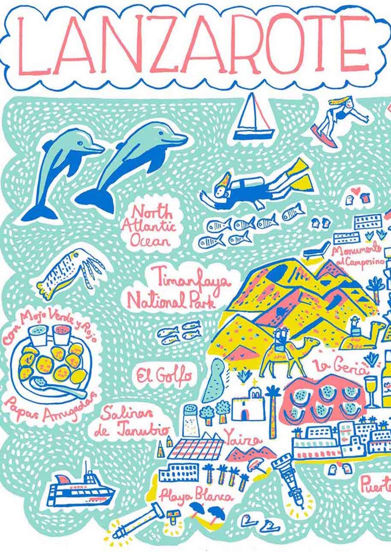 Lanzarote Postcard - Julia Gash