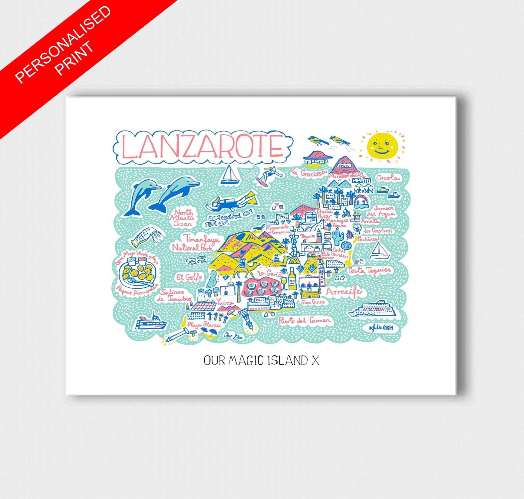 Lanzarote Art Print - Julia Gash