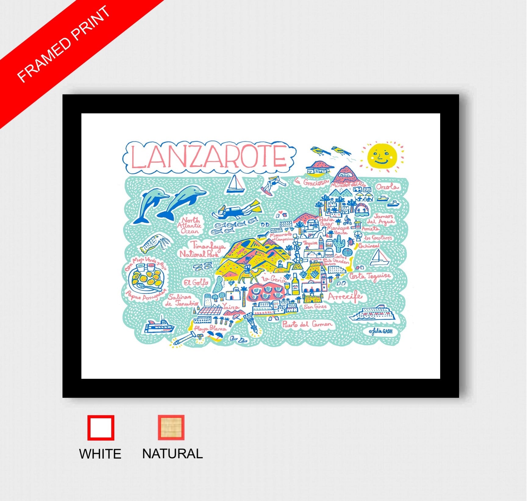 Lanzarote Art Print - Julia Gash