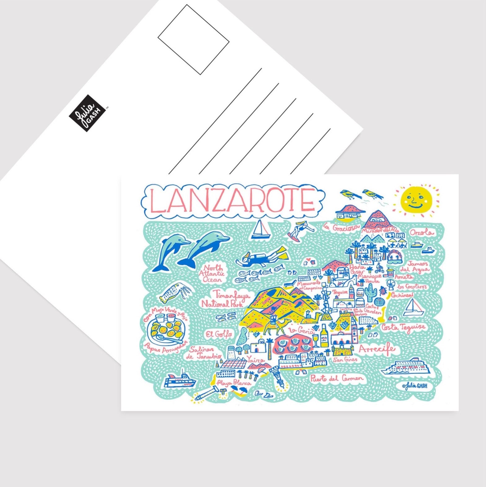 Lanzarote Postcard - Julia Gash