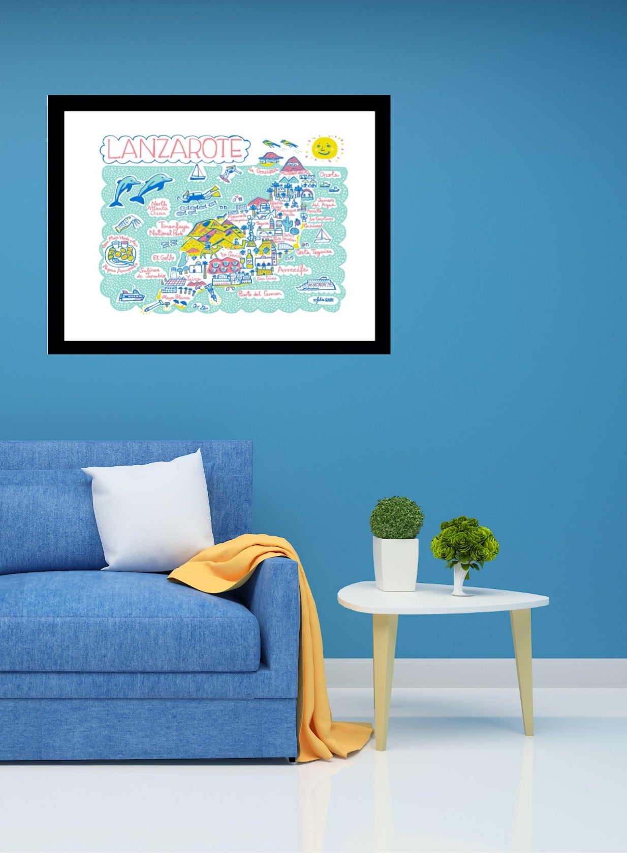 Lanzarote Art Print - Julia Gash