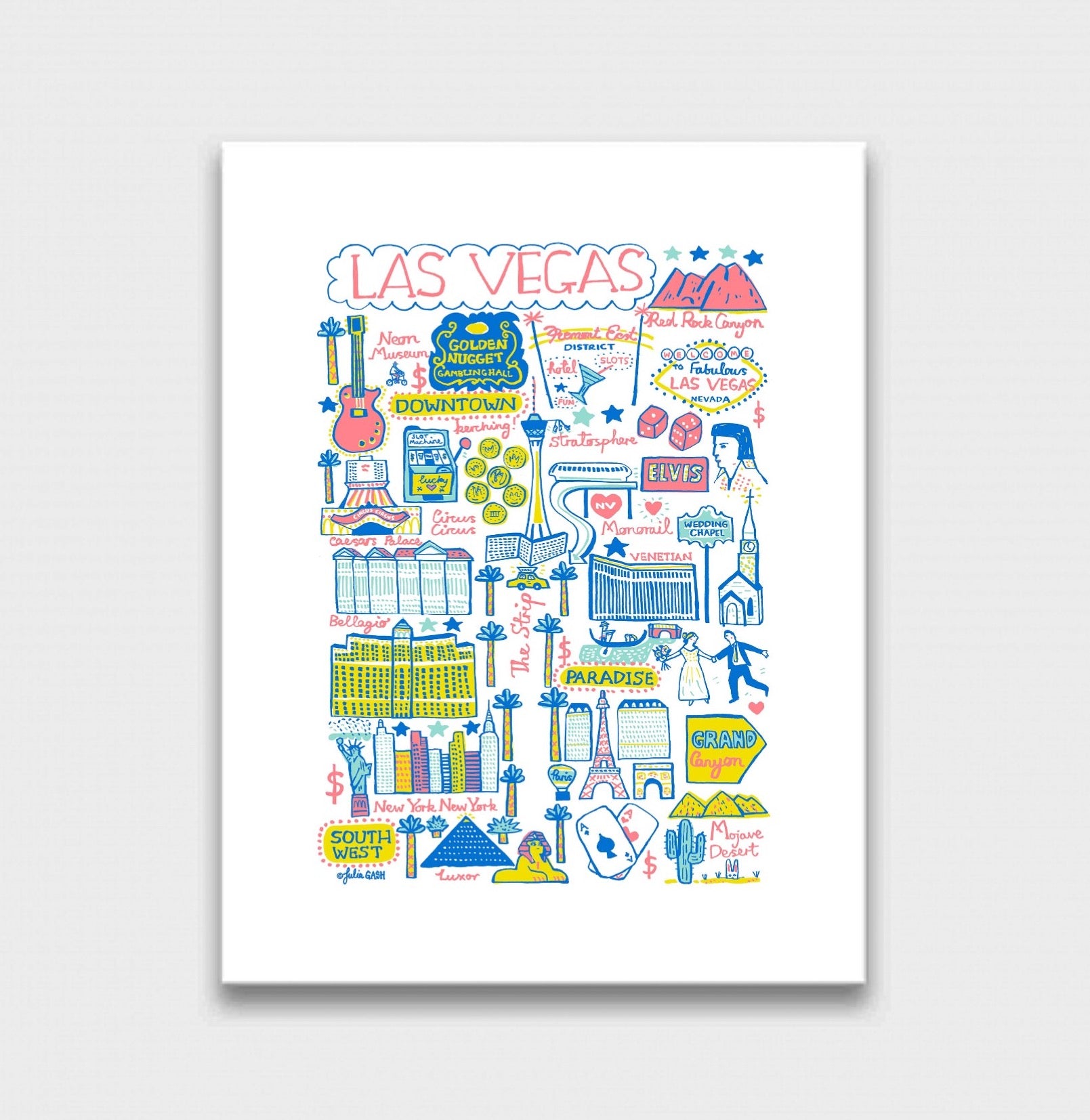 Las Vegas Art Print - Julia Gash
