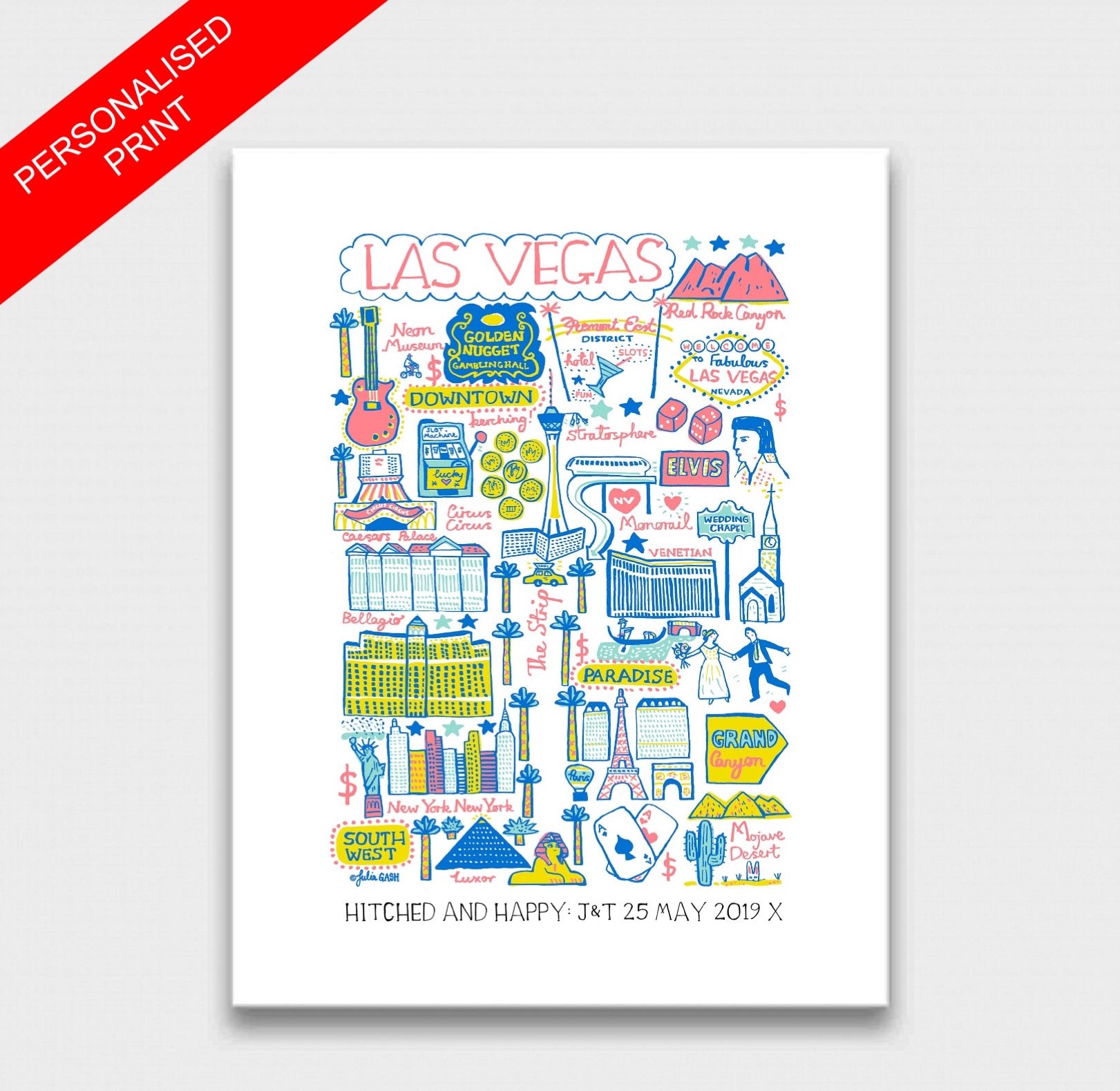 Las Vegas Art Print - Julia Gash