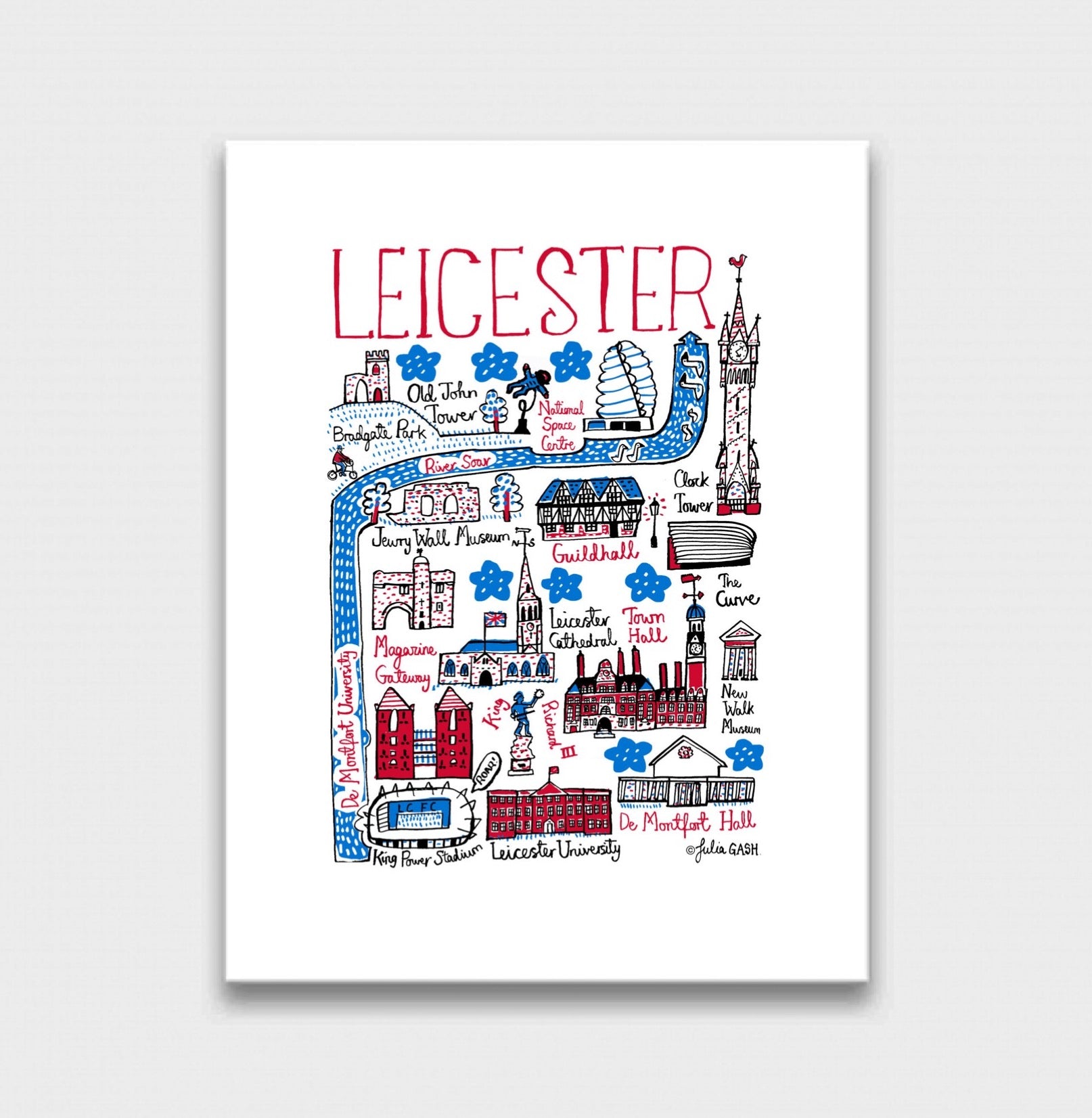 Leicester Art Print - Julia Gash