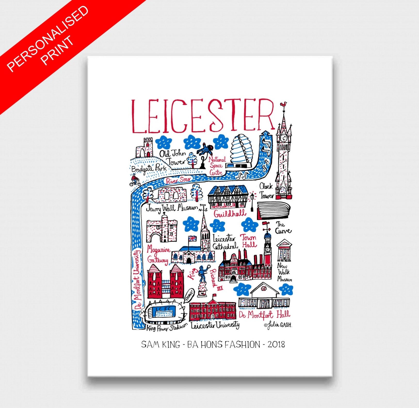 Leicester Art Print - Julia Gash