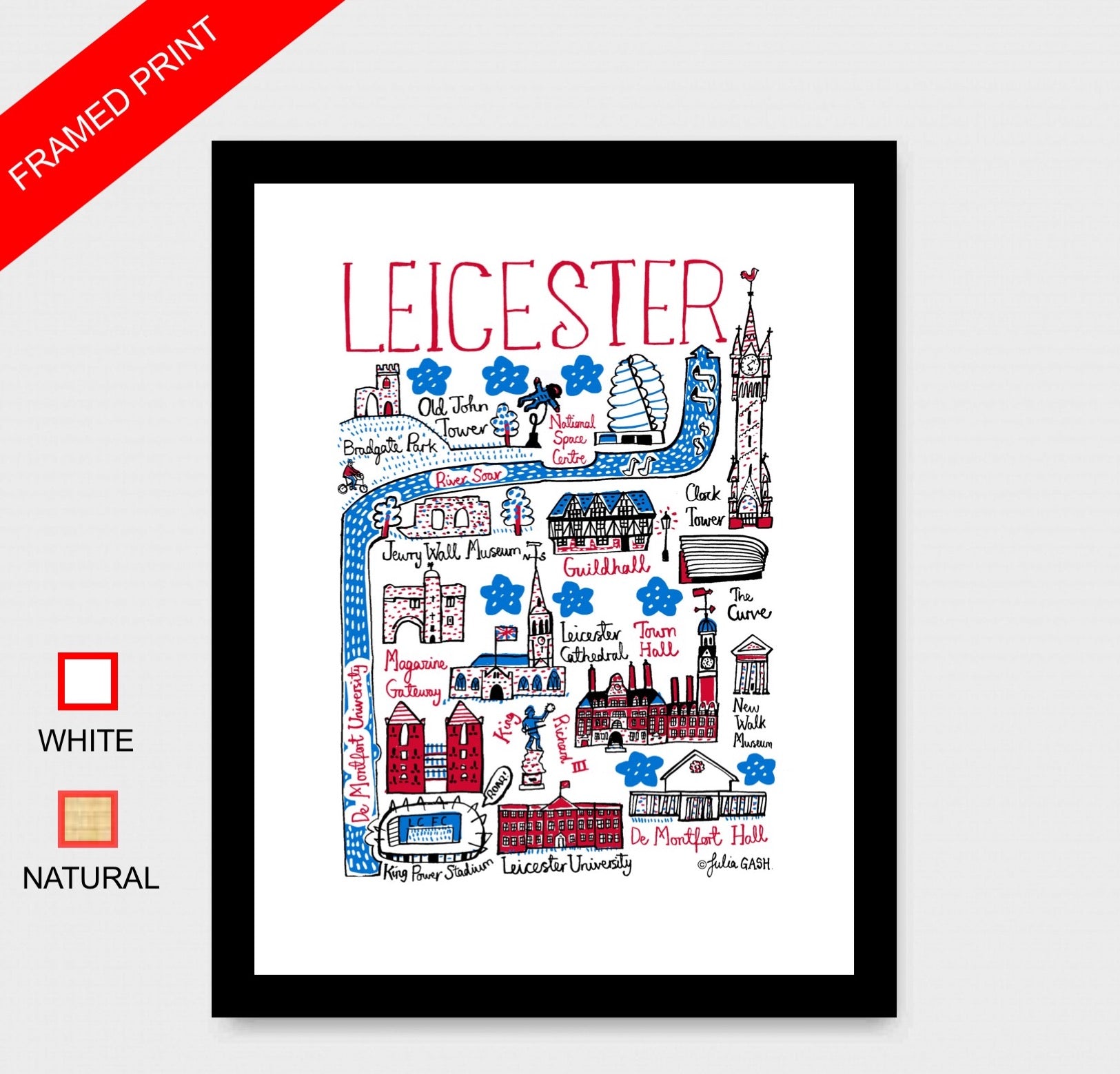 Leicester Art Print - Julia Gash