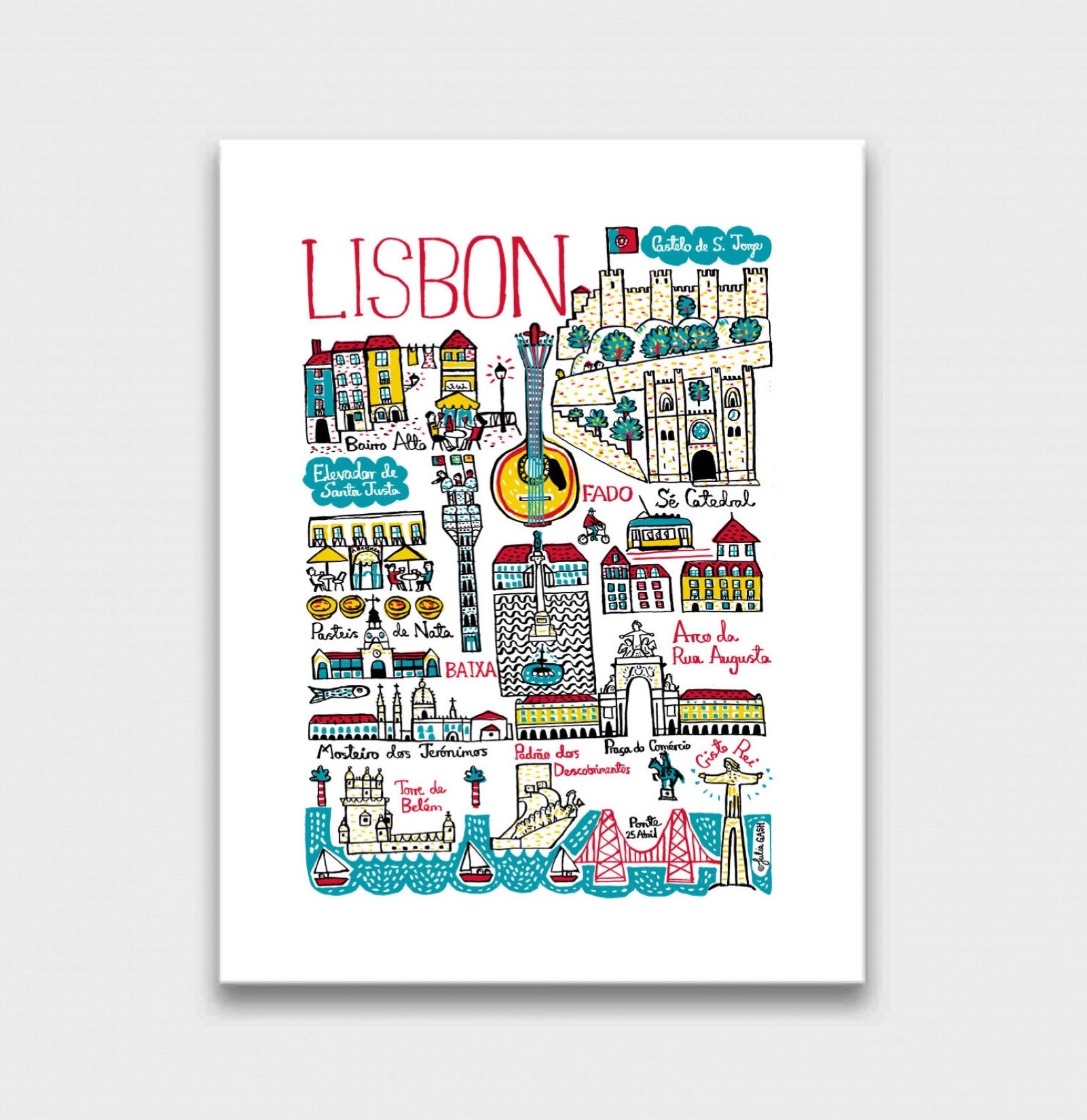 Lisbon Art Print - Julia Gash