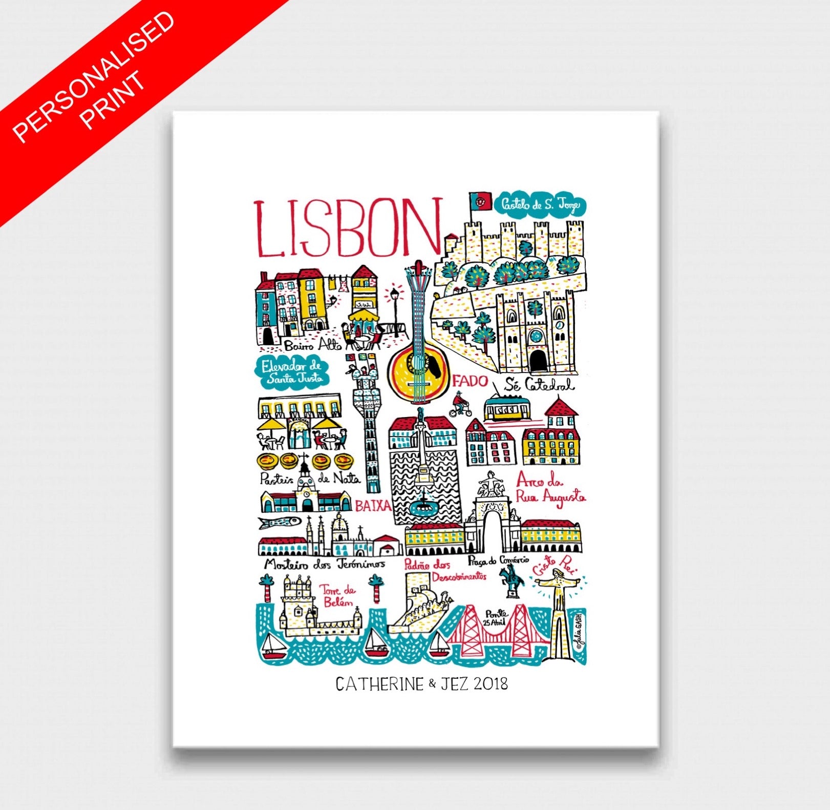 Lisbon Art Print - Julia Gash