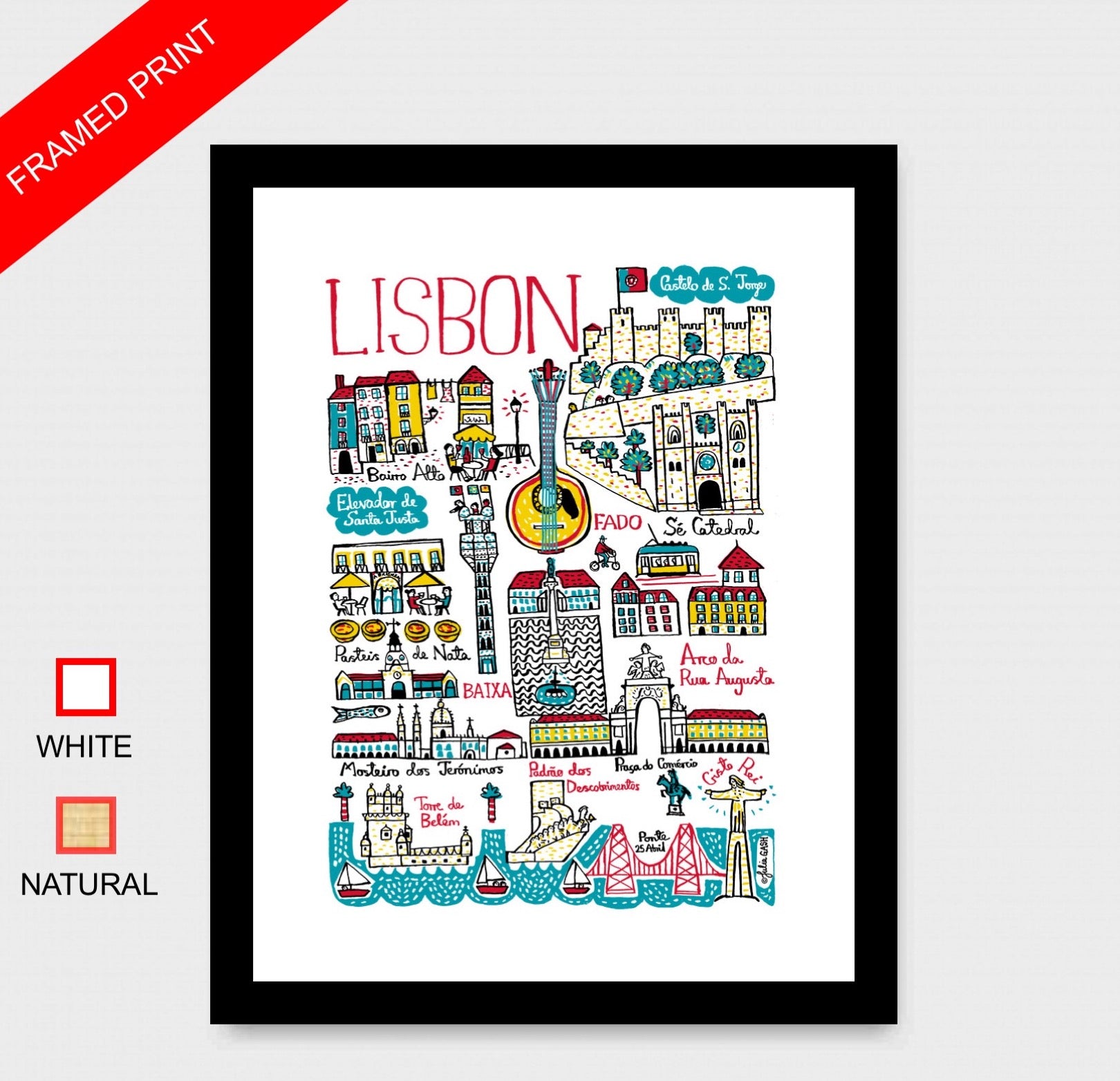 Lisbon Art Print - Julia Gash