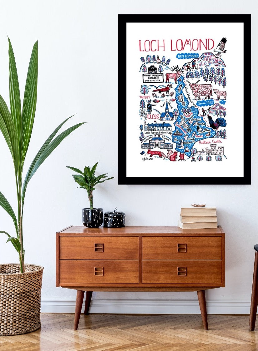 Loch Lomond Art Print - Julia Gash