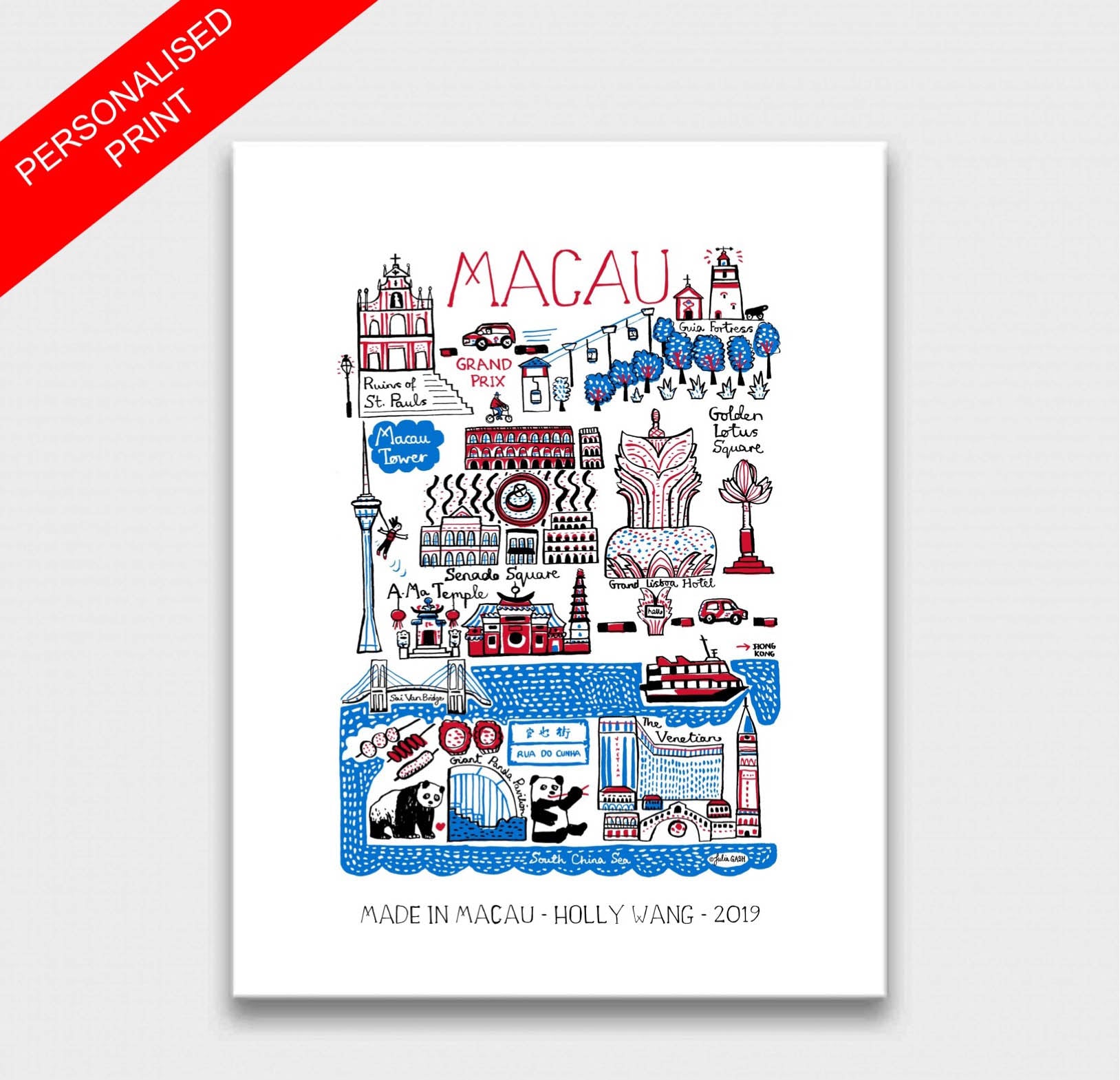 Macau Art Print - Julia Gash