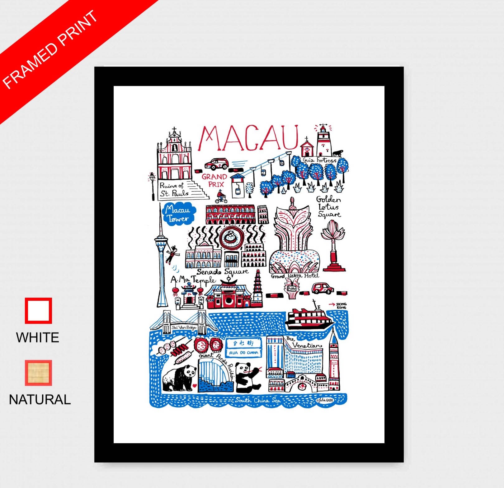 Macau Art Print - Julia Gash