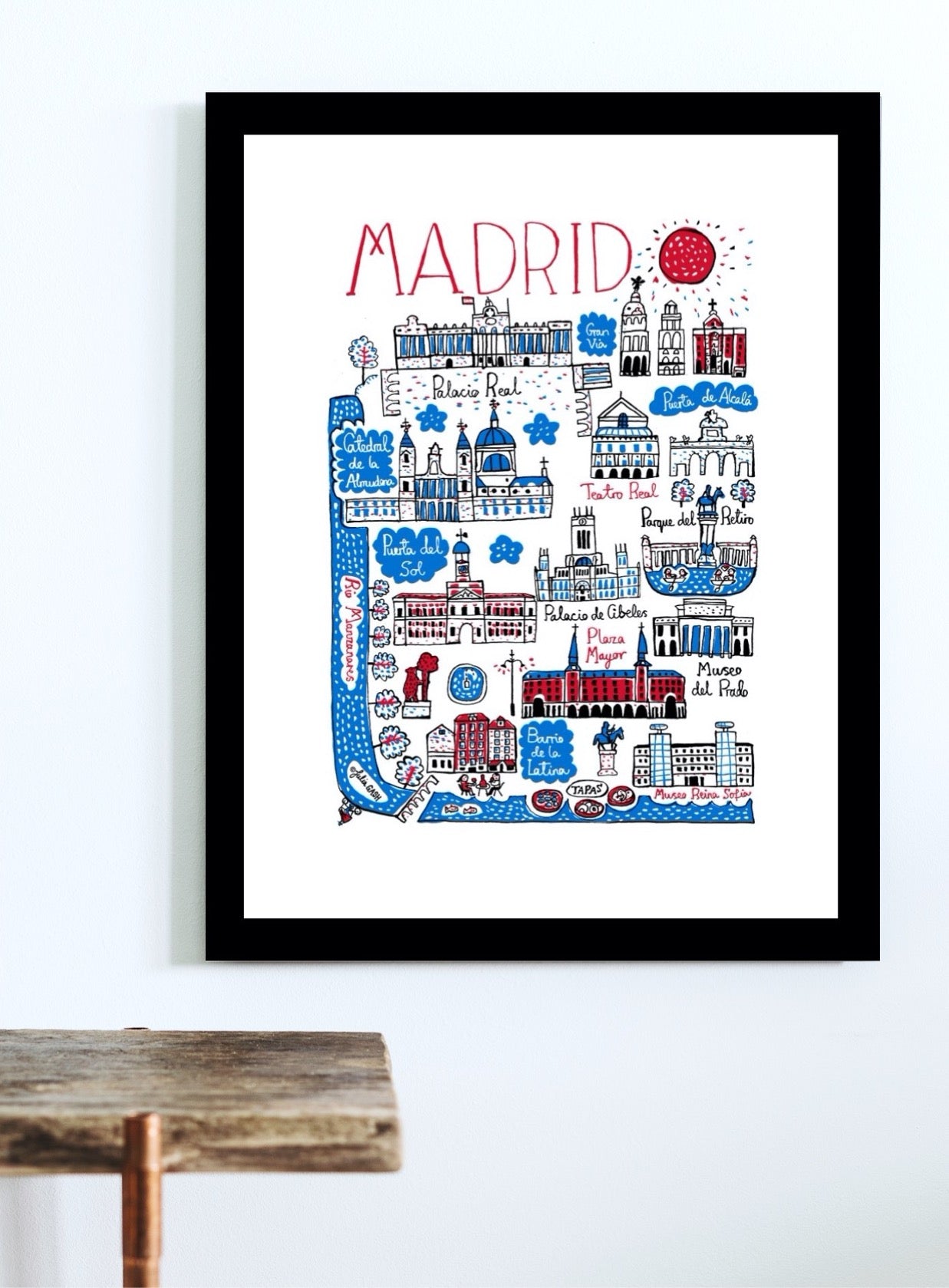 Madrid Art Print - Julia Gash