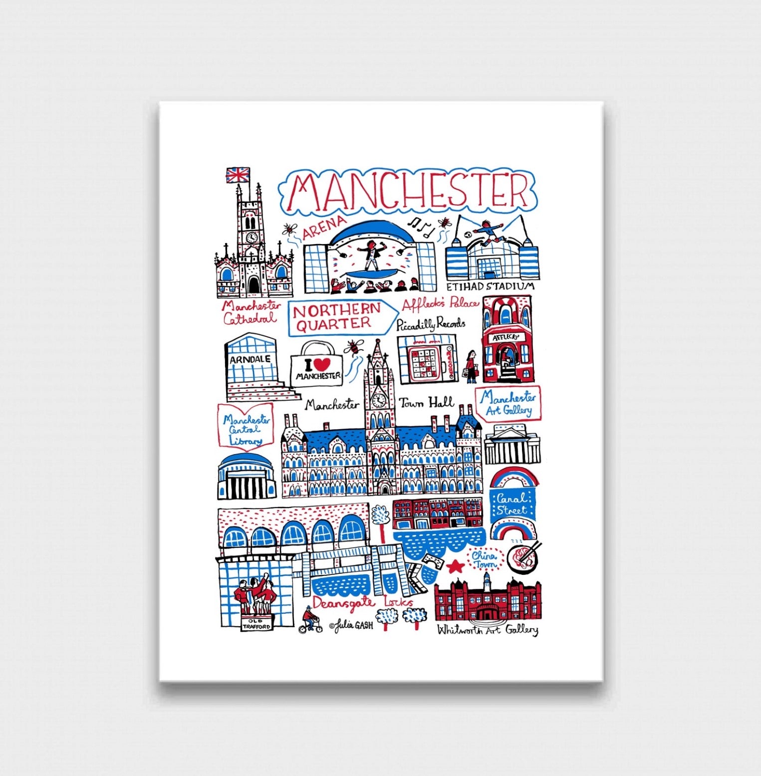 Manchester Art Print - Julia Gash