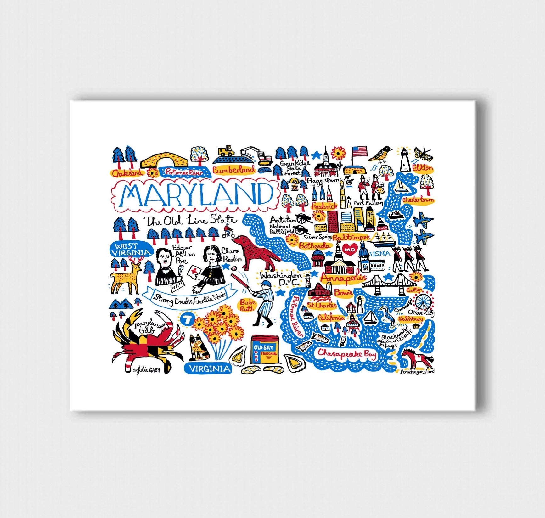 Maryland Art Print - Julia Gash