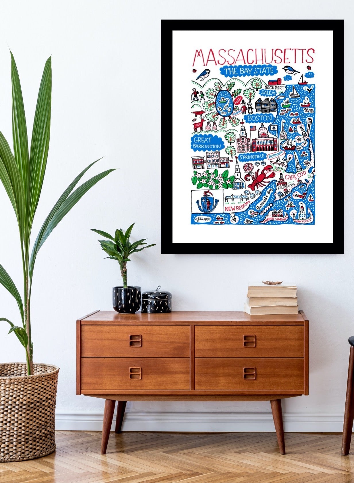 Massachusetts Art Print - Julia Gash