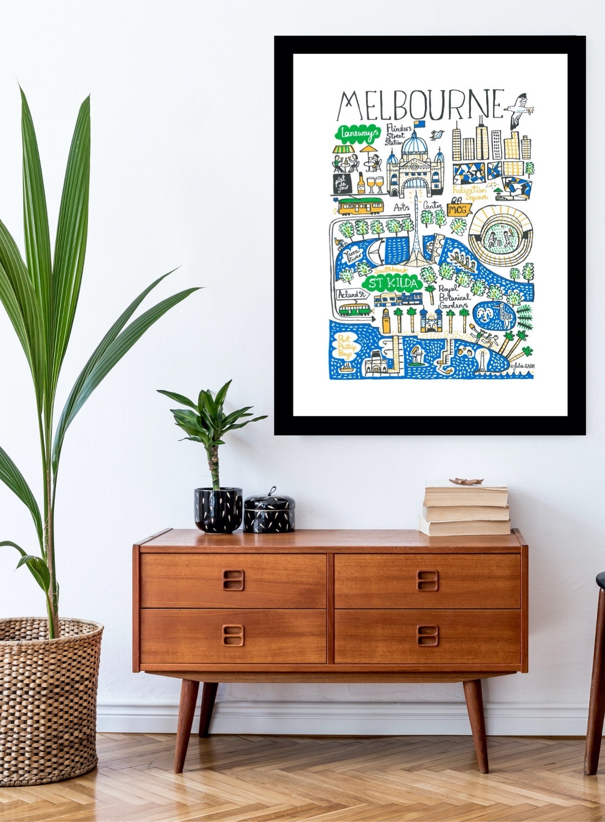 Melbourne Australia Art Print - Julia Gash