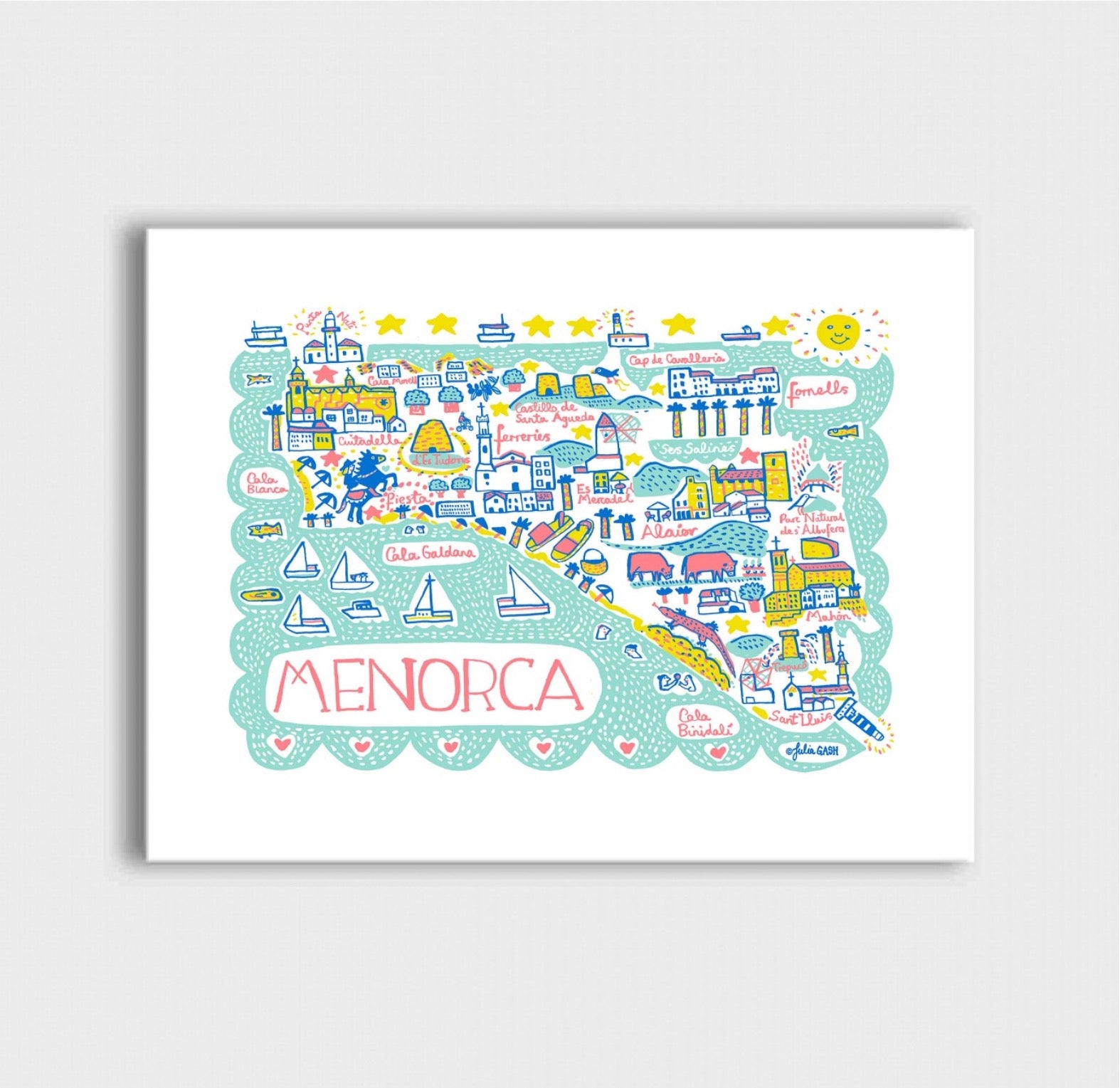 Menorca Art Print - Julia Gash