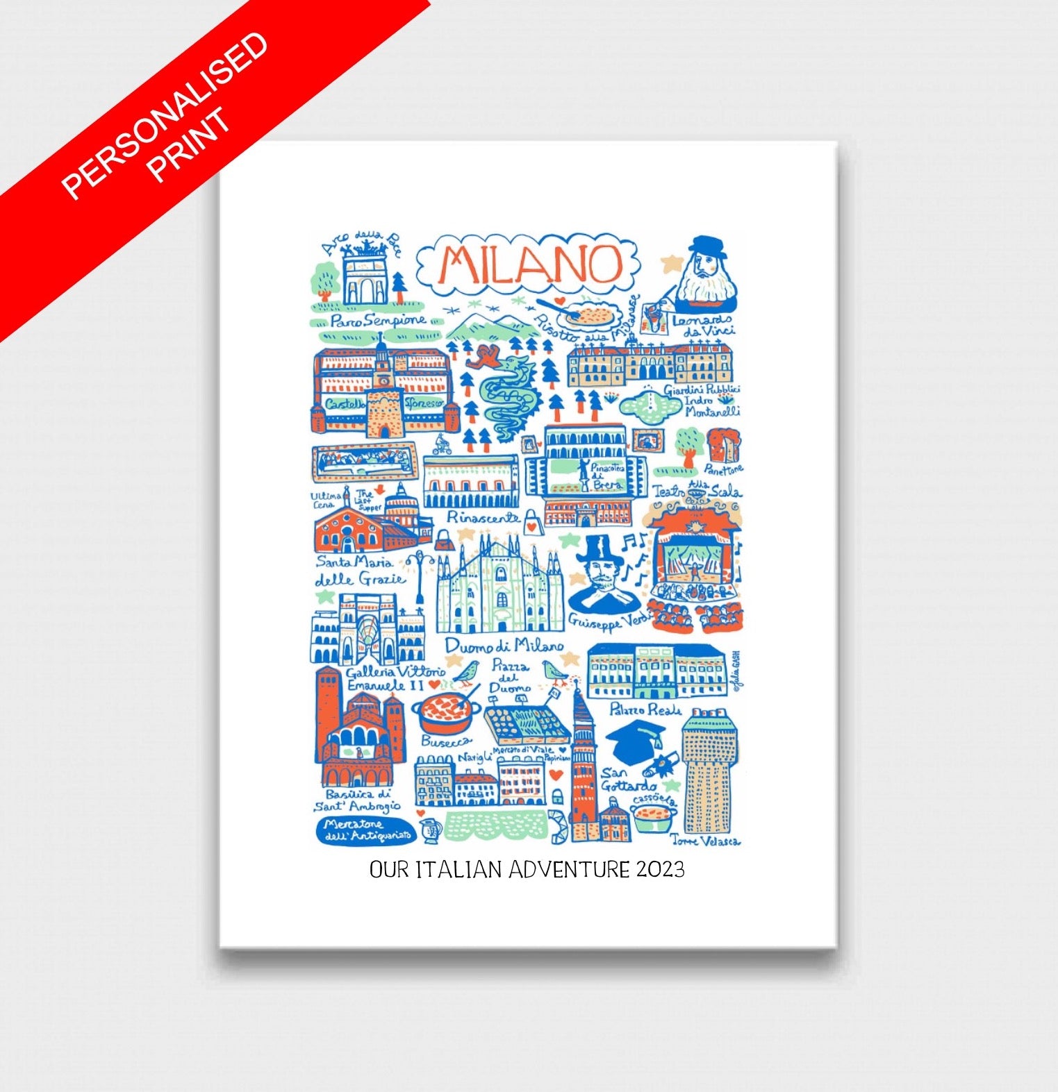 Milano Art Print by Julia Gash