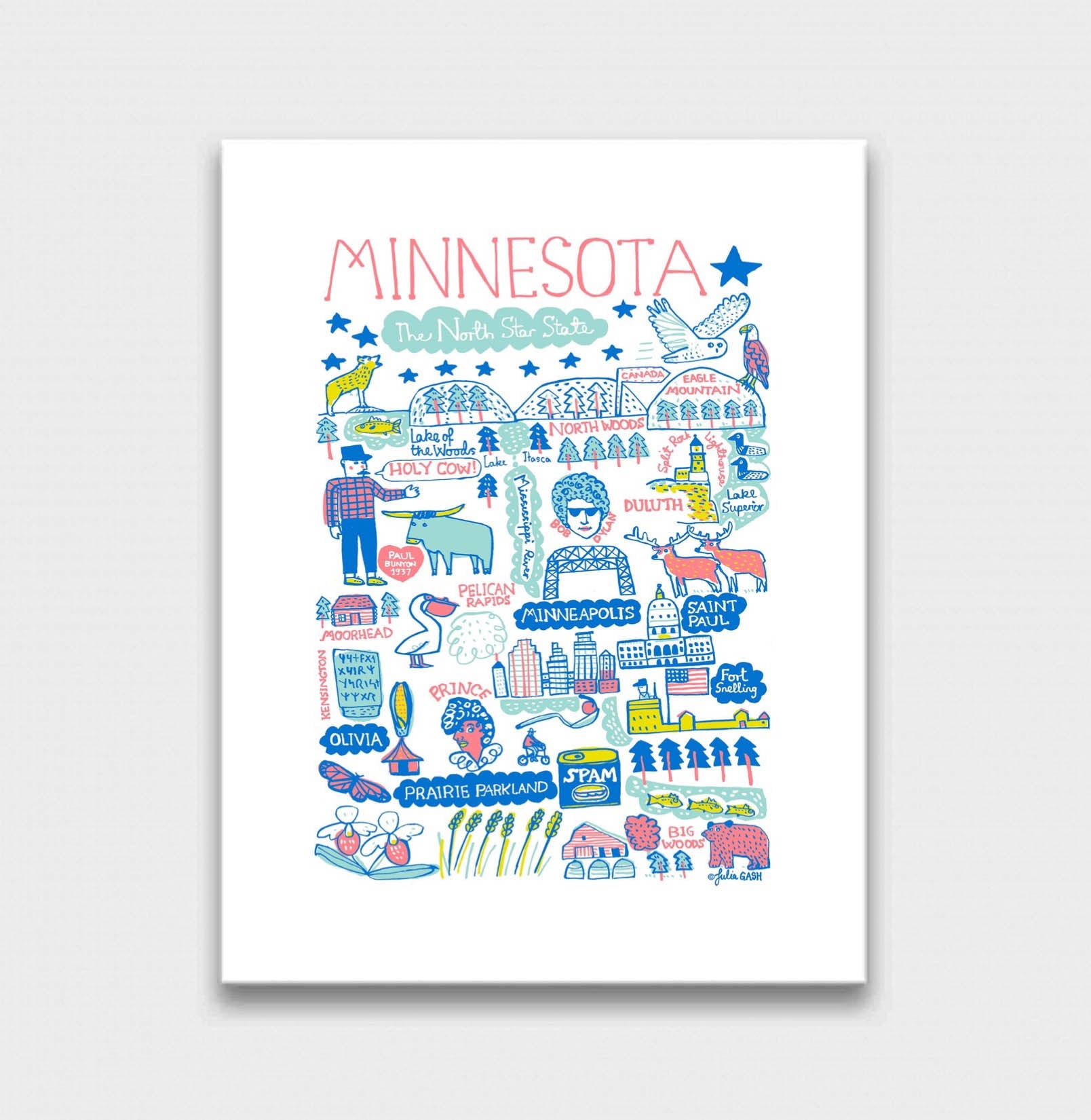 Minnesota Art Print - Julia Gash