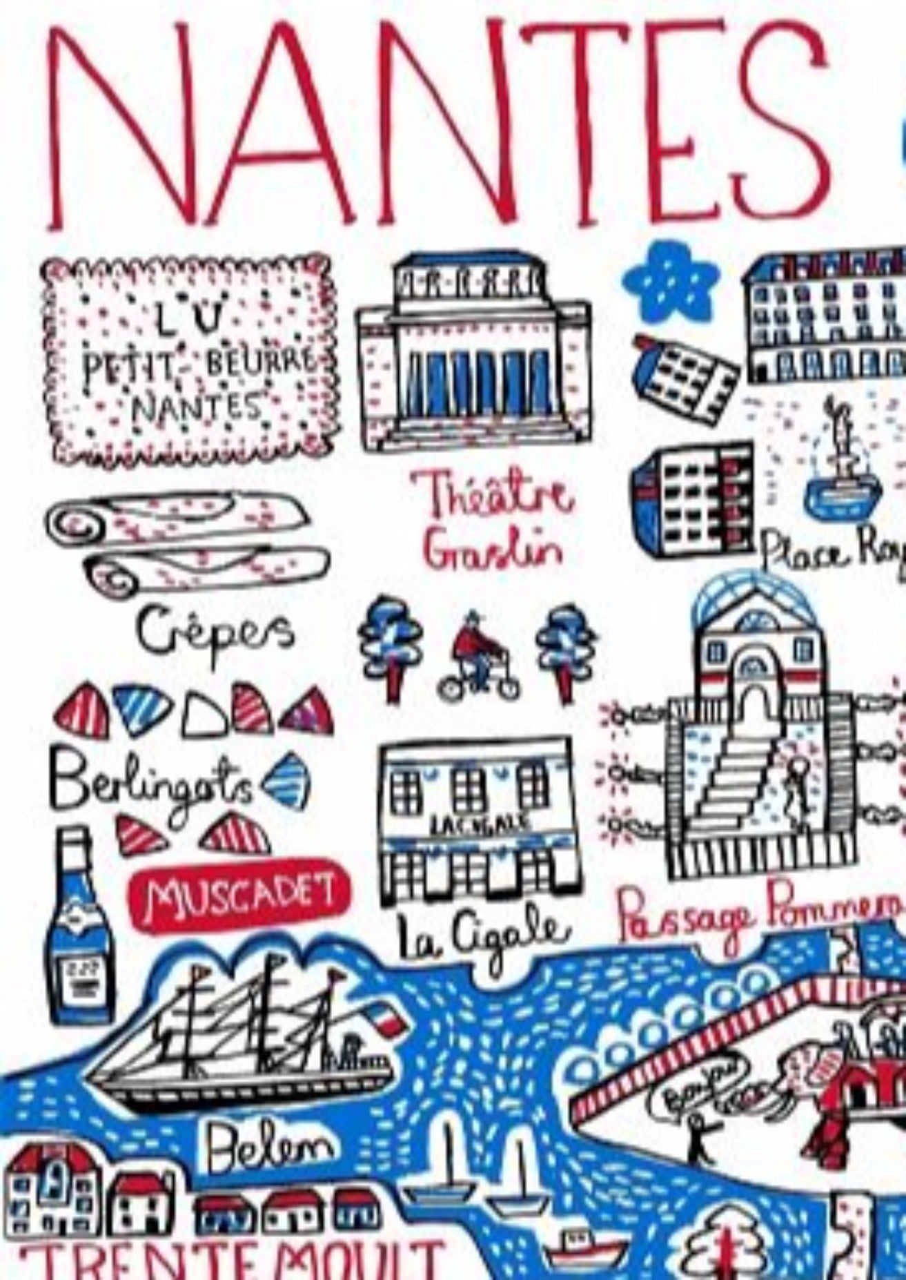 Nantes Art Print - Julia Gash