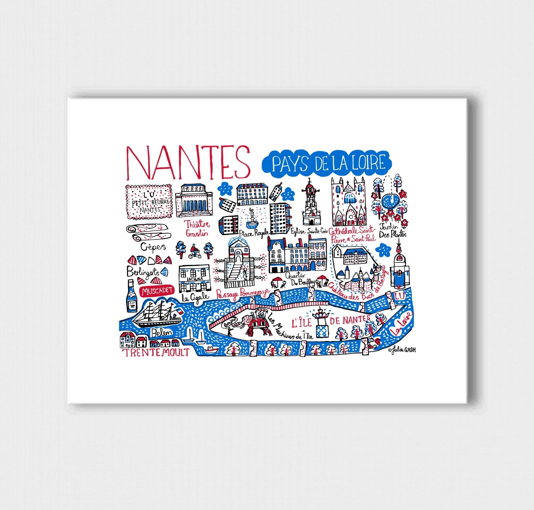 Nantes Art Print - Julia Gash