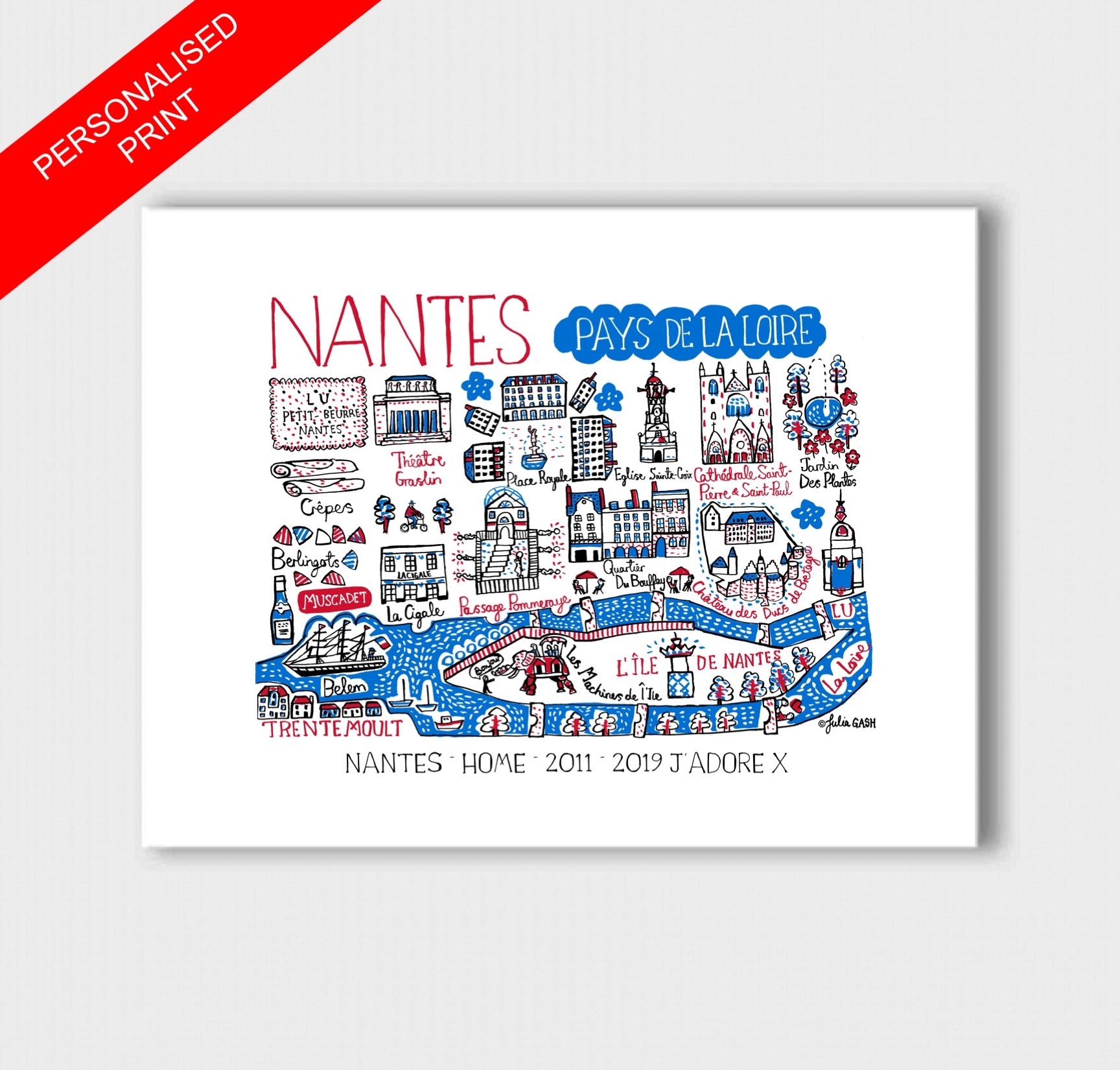 Nantes Art Print - Julia Gash