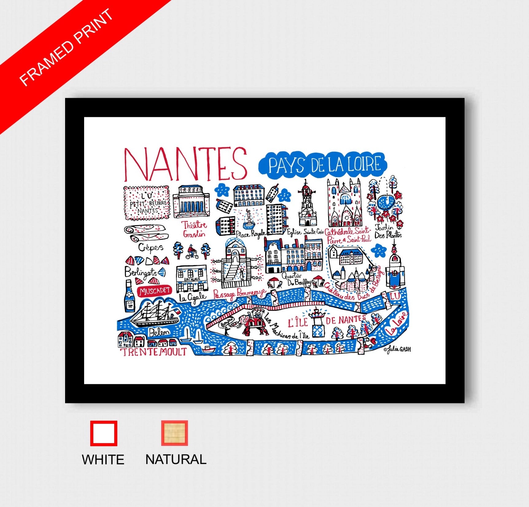 Nantes Art Print - Julia Gash