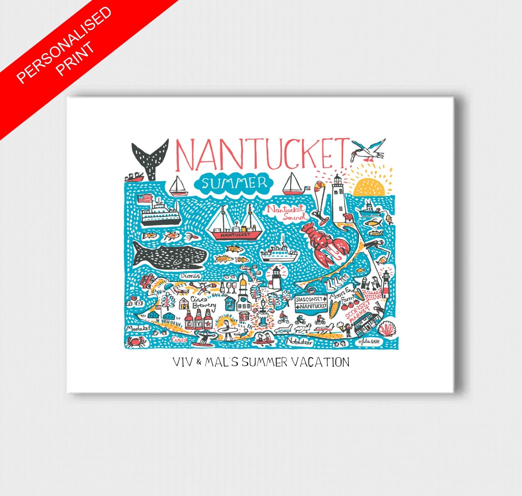 Nantucket Art Print - Julia Gash
