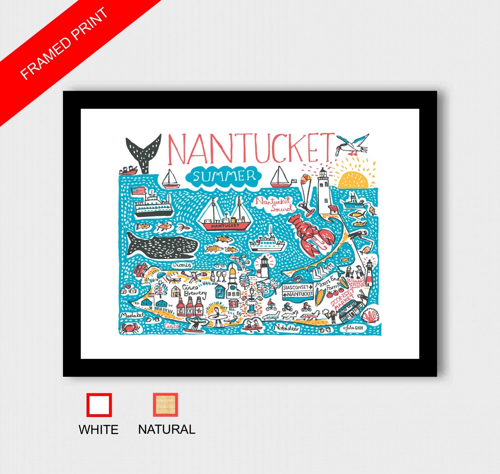 Nantucket Art Print - Julia Gash