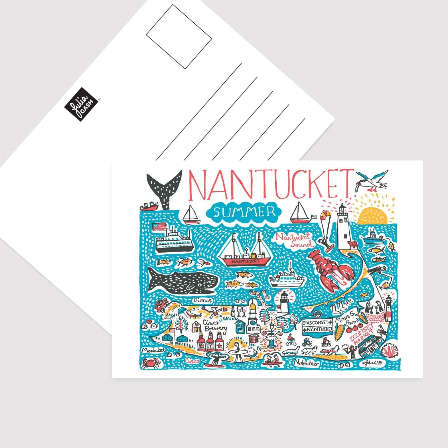 Nantucket Postcard - Julia Gash