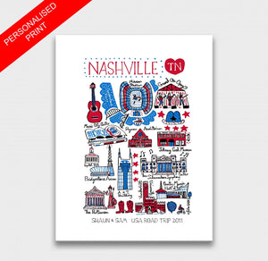 Nashville Art Print - Julia Gash