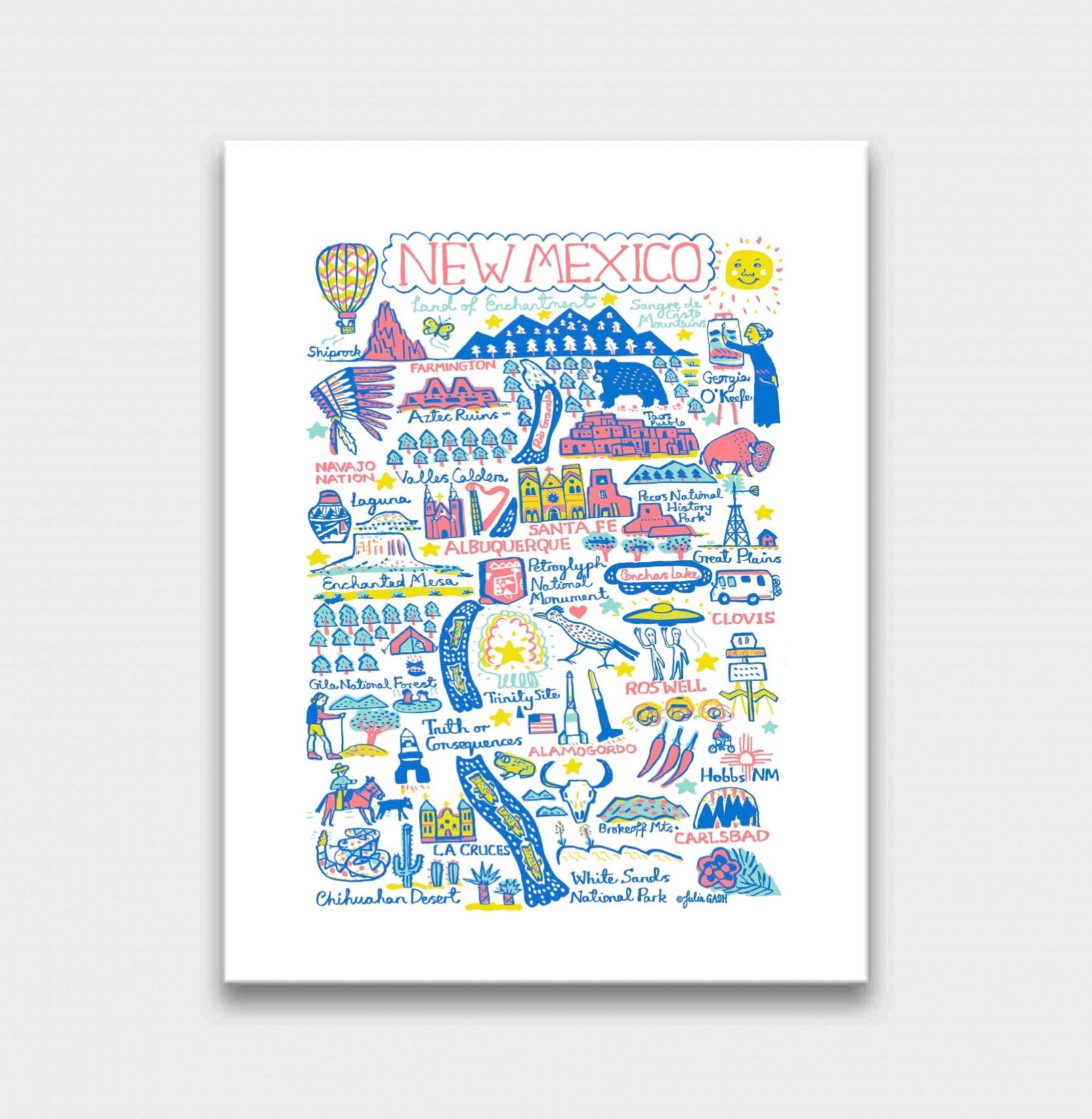 New Mexico Art Print - Julia Gash